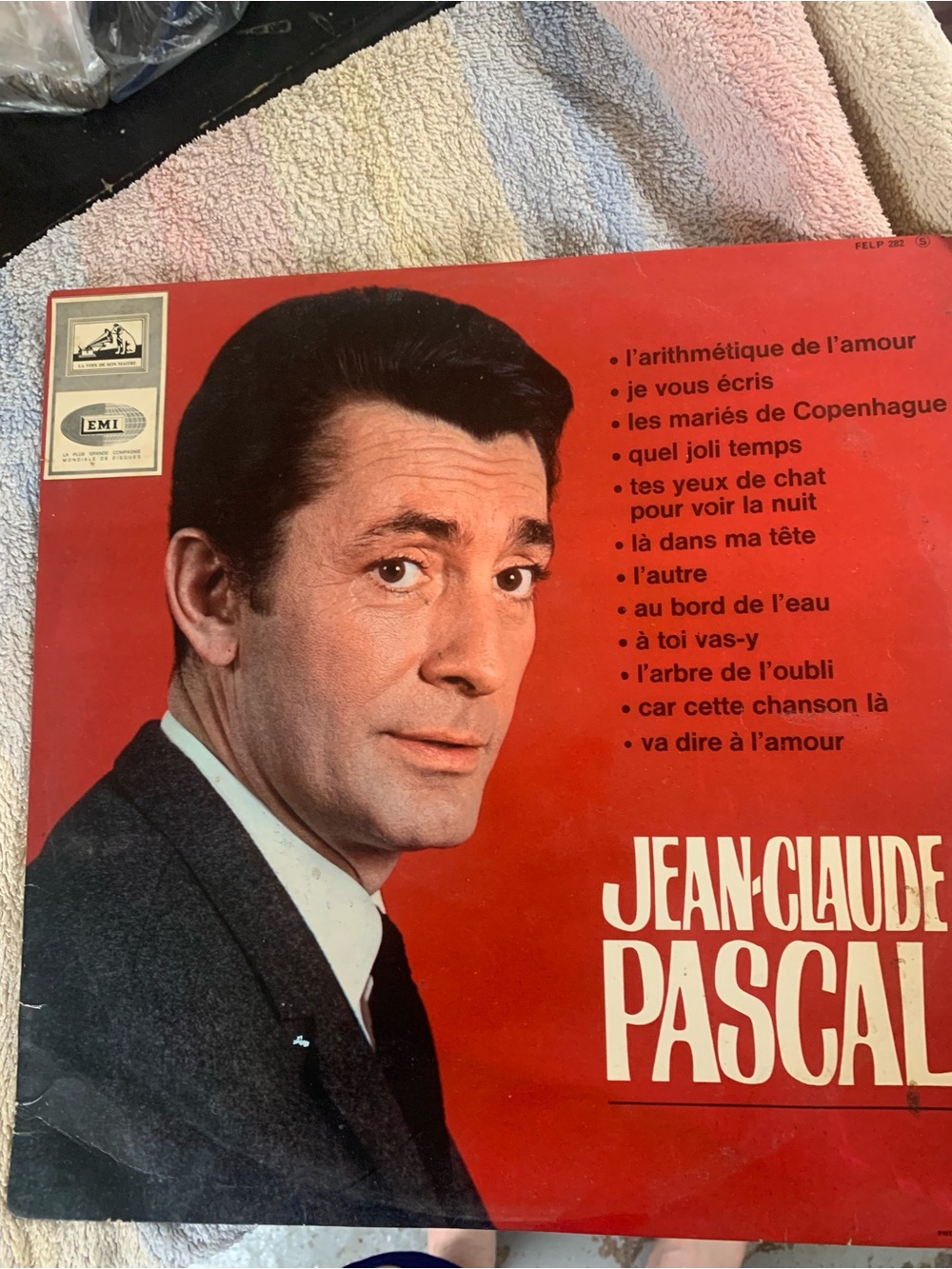 Jean-Claude Pascal Vinyl LP 1965 + Bonus french record included!